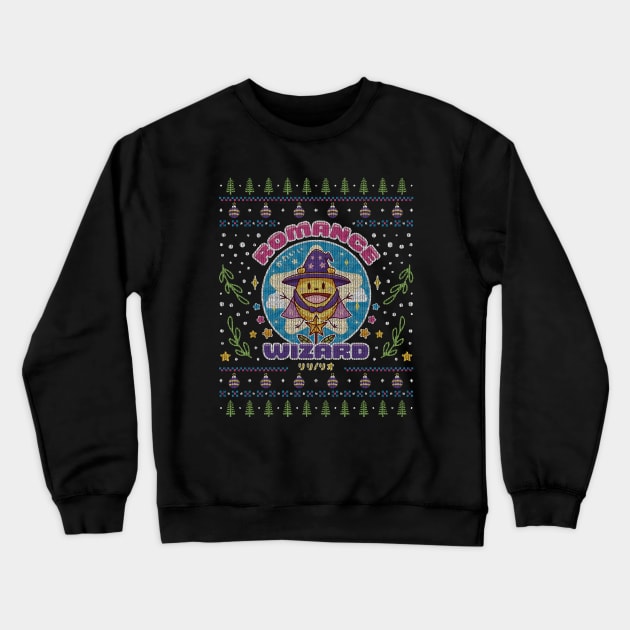 Romance Wizard Ugly Sweater Crewneck Sweatshirt by Lagelantee